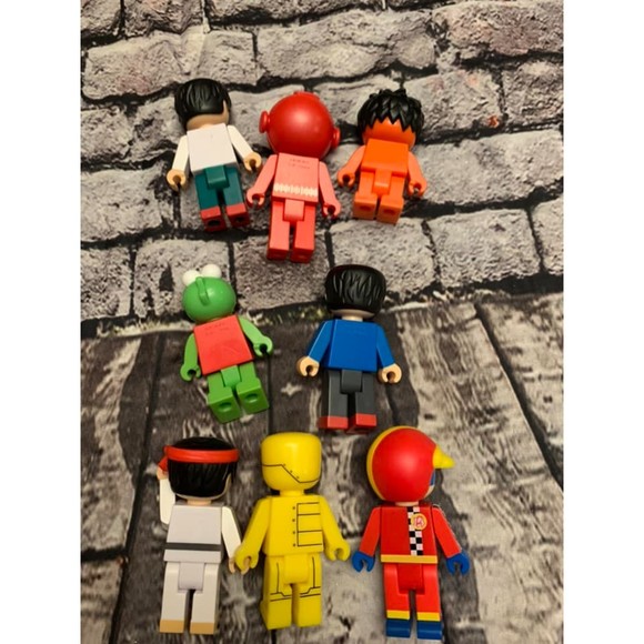 Ryans World 8 Mini Figures 2.5" Robot Gus Karate Moe Diver Scientist Red Racer - Picture 2 of 3